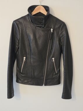 NWOT DEAD STOCK Mackage Black Perfecto Leather Jacket - Women